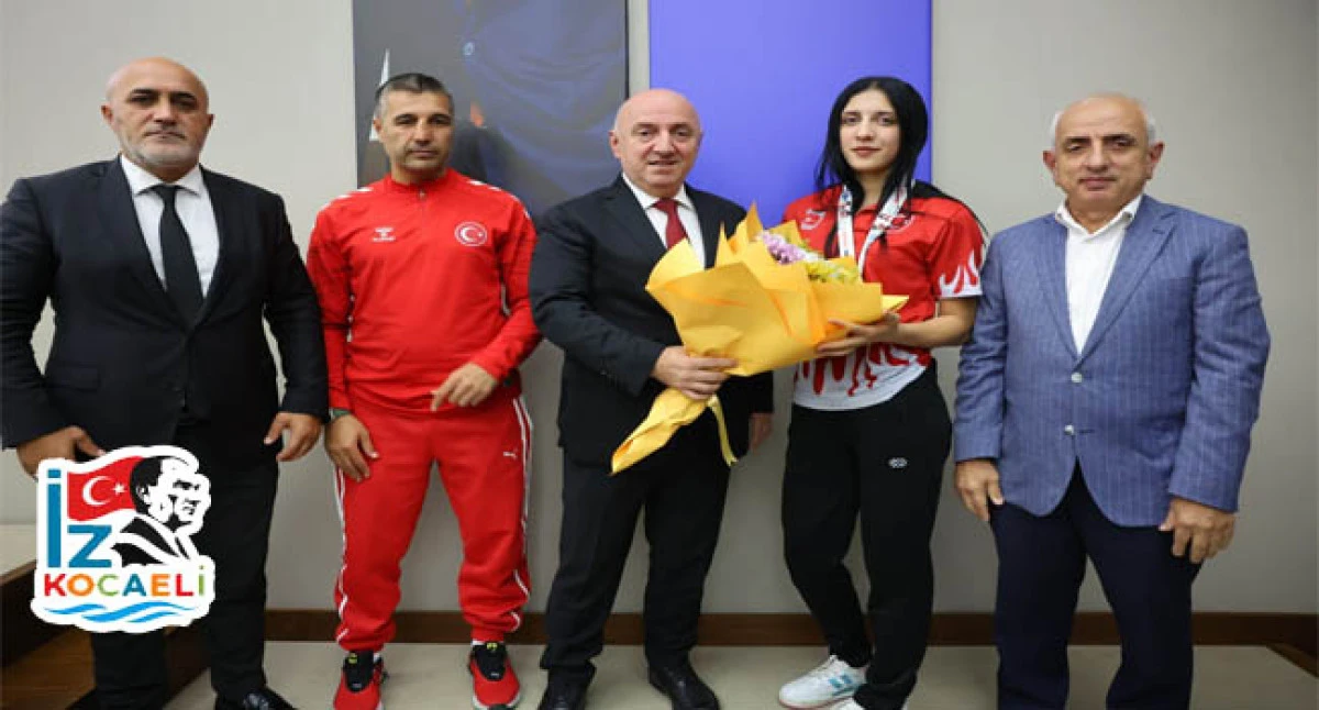 Darıca&rsquo;nın D&uuml;nya Şampiyonu &ouml;d&uuml;llendirildi