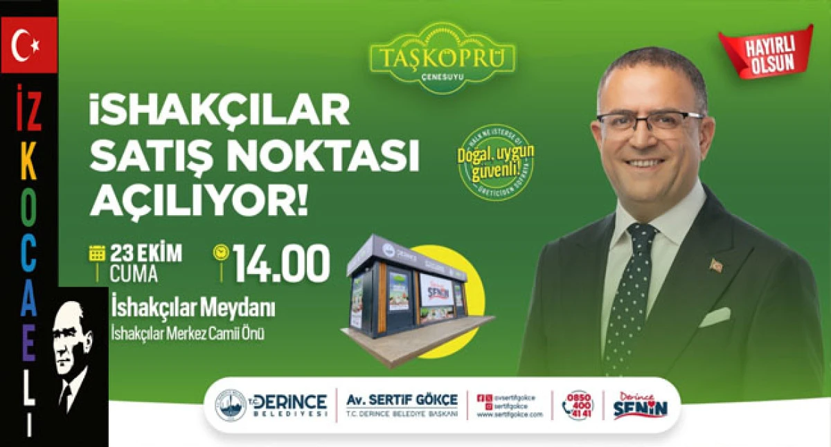 DERTAŞ&rsquo;ın 11. Satış Noktası İshak&ccedil;ılar&rsquo;da A&ccedil;ılıyor