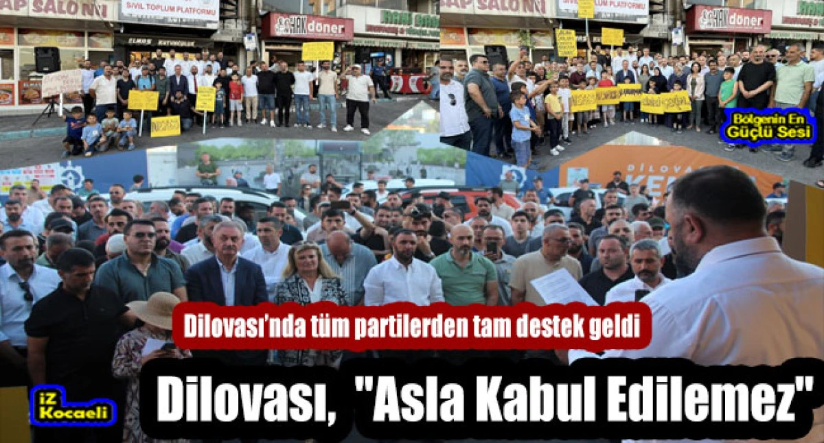 Dilovası Halkından Depolama Alanı Tepkisi: 