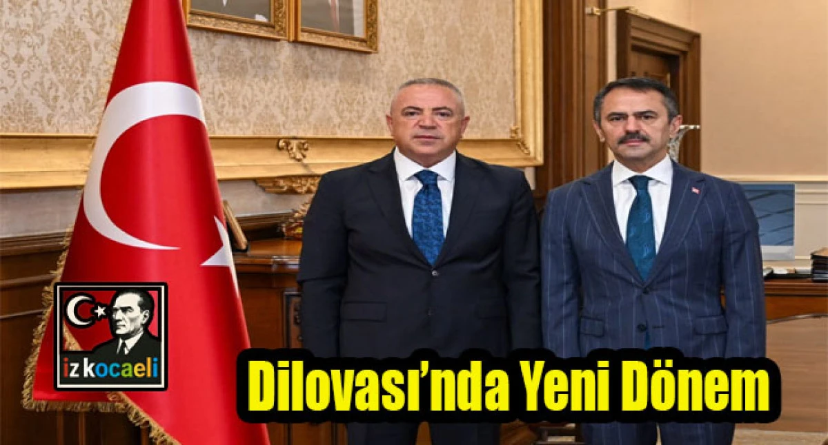 Dilovası Kaymakamı Resul &Ccedil;elik&rsquo;ten Vali İlhami Aktaş&rsquo;a Ziyaret