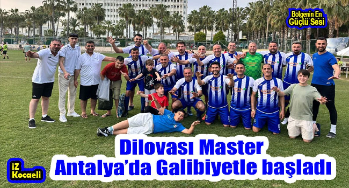 Dilovası Masterler Antalya'da galibiyetle başladı