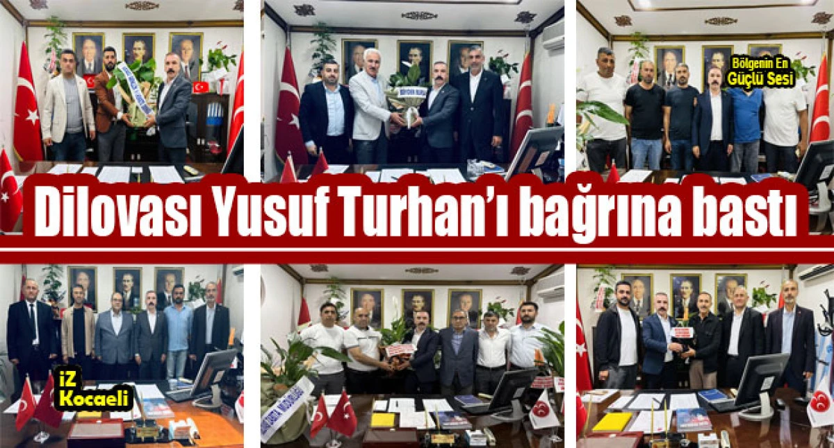 Dilovası MHP'li Yusuf Turhan'ı bağrına bastı