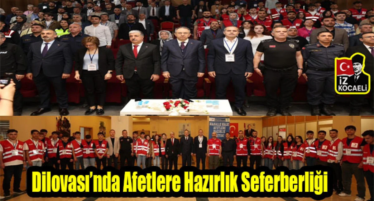 DİLOVASI&rsquo;NDA AFETLERE HAZIRLIK SEFERBERLİĞİ MAHALLE HALKINA UYGULAMALI EĞİTİM VERİLDİ