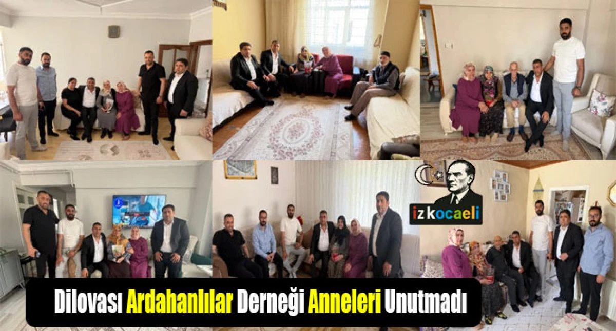 Dilovası'nda Ardahanlı Anneler &Ccedil;i&ccedil;eklerle Onurlandırıldı