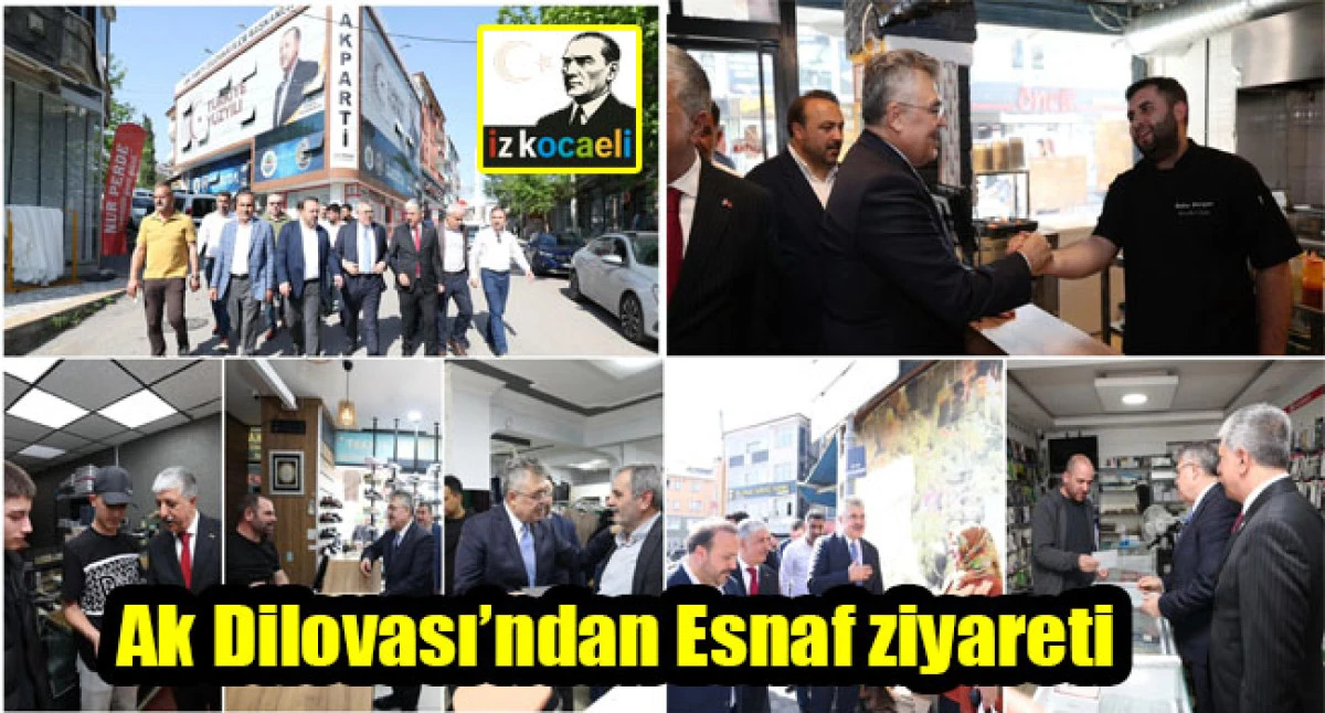 Ak Başkanlardan Dilovası&rsquo;nda Esnaf Ziyaretleri ve Tavşancıl Seyir Terası A&ccedil;ılışı