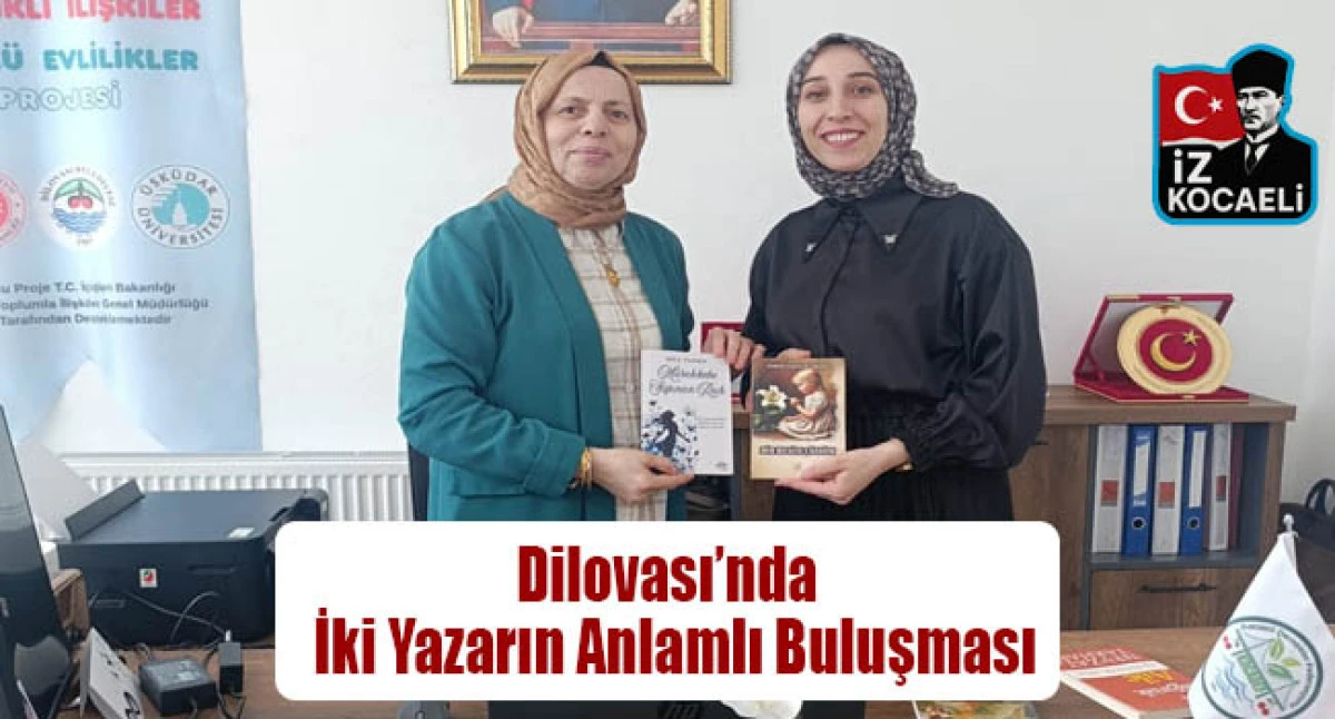 Dilovası&rsquo;nda İki Yazarın Anlamlı Buluşması