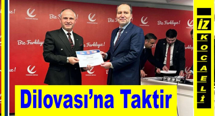 Emin Yılmaz&rsquo;a Teşekk&uuml;r Belgesi