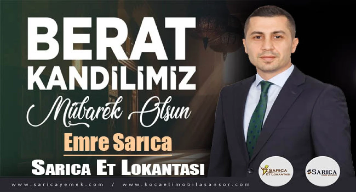 EMRE SARICA'DAN BERAT KANDİLİ MESAJI