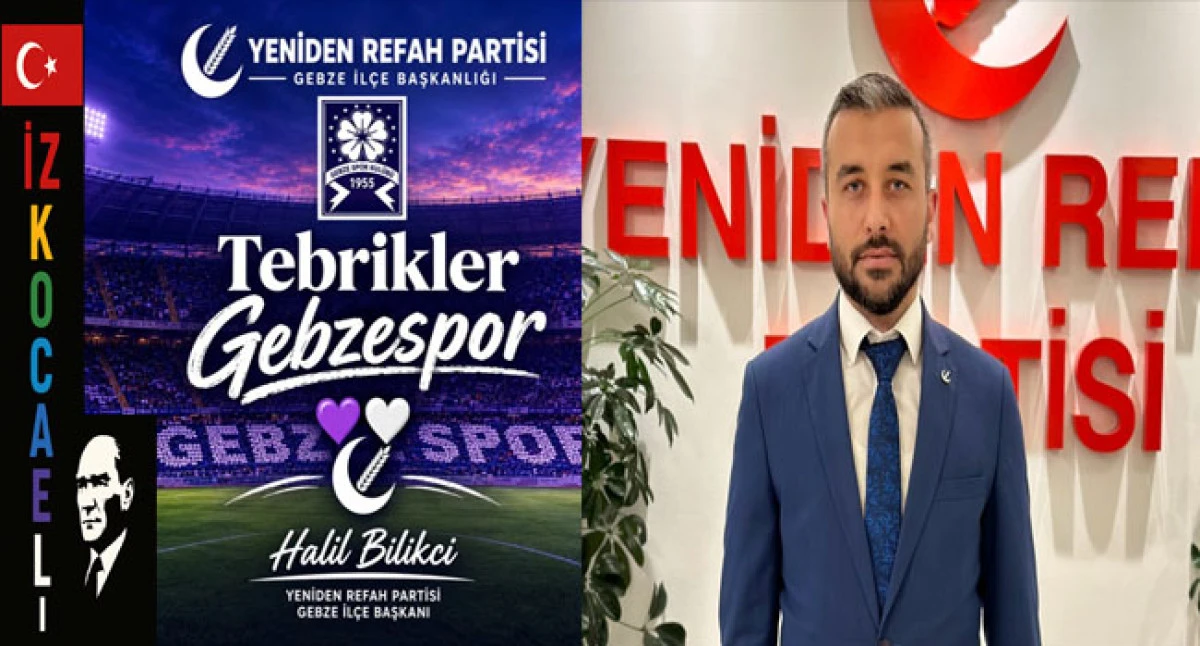 Yeniden Refah Gebze Teşkilatı&rsquo;ndan Gebzespor&rsquo;a Anlamlı Ziyaret ve Tam Destek!