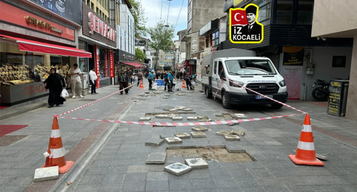 Eski&ccedil;arşı&rsquo;da Parke Yenileme &Ccedil;alışması