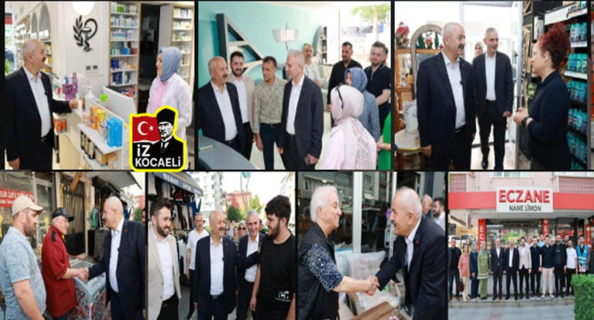 Gebze Belediye Başkanı Zinnur B&uuml;y&uuml;kg&ouml;z Osman Yılmaz Mahallesi&rsquo;nde Esnafla Buluştu
