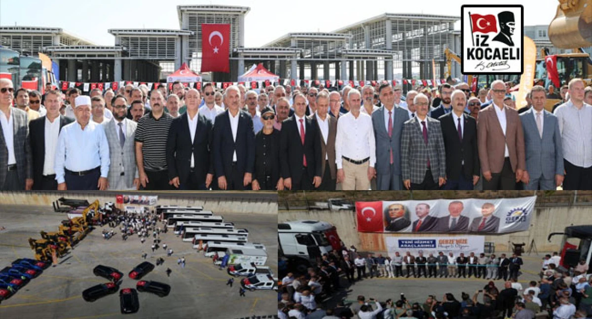 Gebze Belediyesi 32 Yeni Aracı Törenle Hizmete Aldı