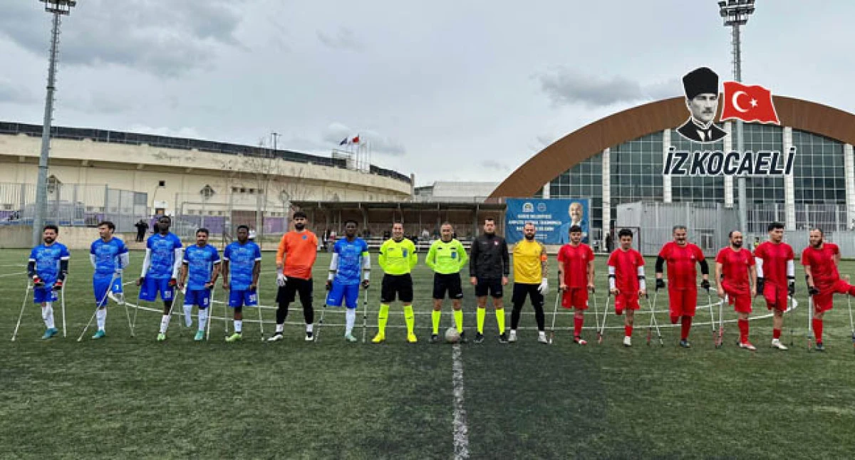 Gebze Belediyesi Ampute Futbol Takımı&rsquo;ndan Kritik Galibiyet: 2-1