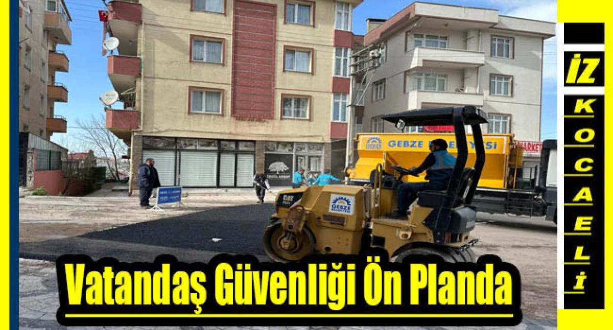 GEBZE BELEDİYESİ ASFALT YAMA &Ccedil;ALIŞMALARINA DEVAM EDİYOR