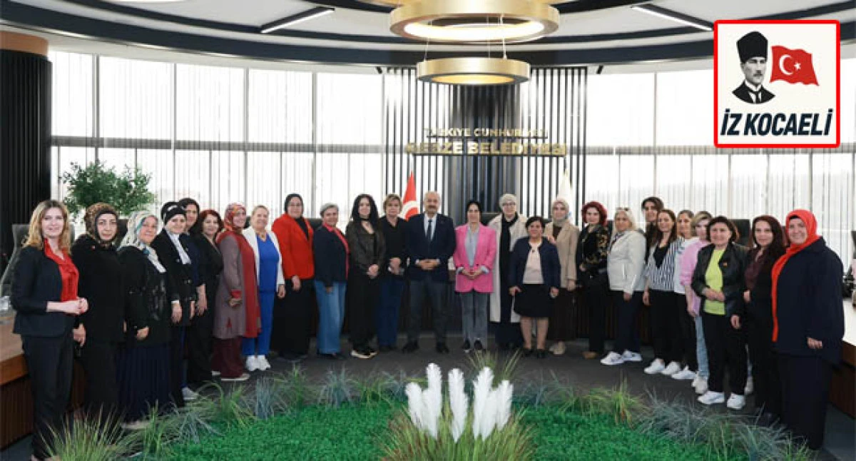 Gebze Belediyesi Kadın Muhtarları Ağırladı