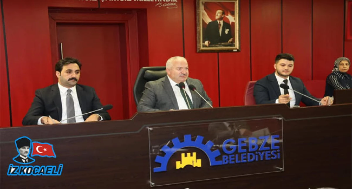GEBZE BELEDİYESİ MAYIS AYI MECLİSİ İLK OTURUMU GER&Ccedil;EKLEŞTİRİLDİ