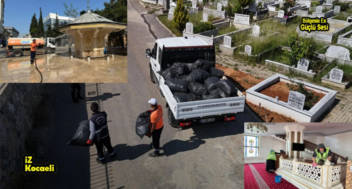 Gebze Belediyesi’nden Bayram Öncesi Yoğun Mesai