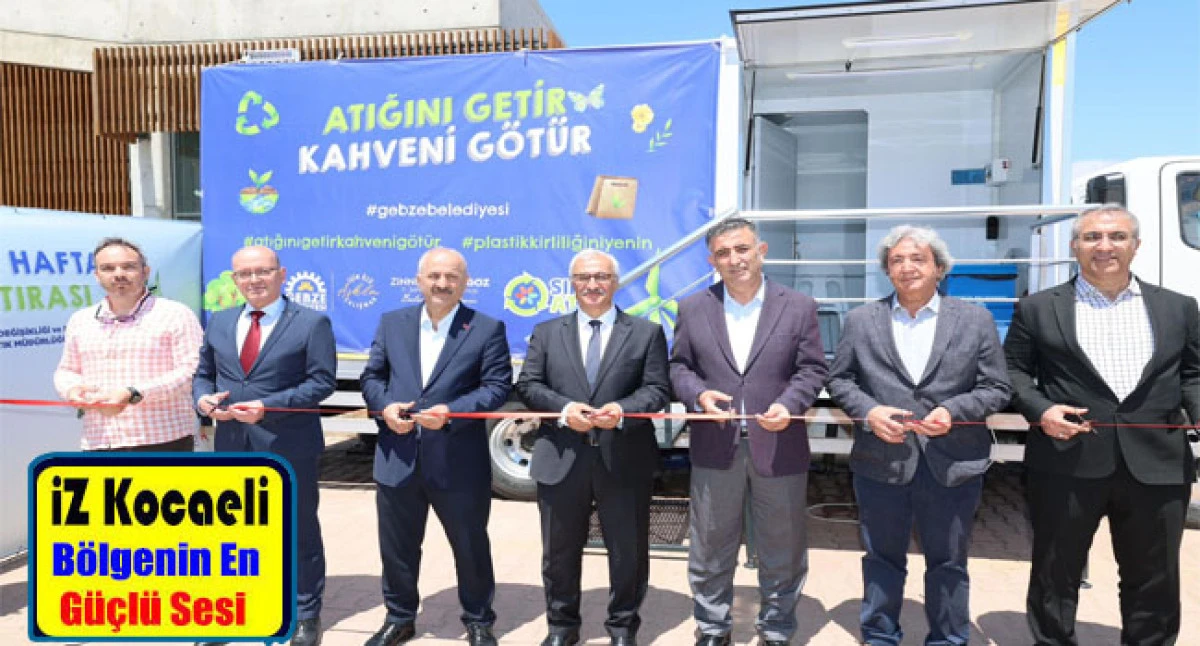 Gebze Belediyesi’nden Çevre Haftasına Özel Etkinlik: “Atığını Getir, Kahveni Götür”