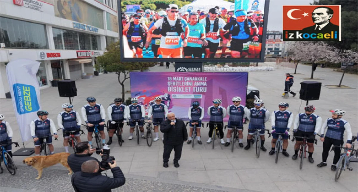 GEBZE BELEDİYESİ&rsquo;NİN D&Uuml;ZENLEDİĞİ 450 KM'LİK VEFA YOLCULUĞU