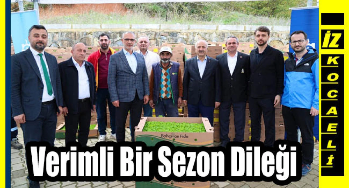 Gebze Bölgesi Sebze Fidesi Dağıtım Töreni Kadıllı’da Gerçekleşti