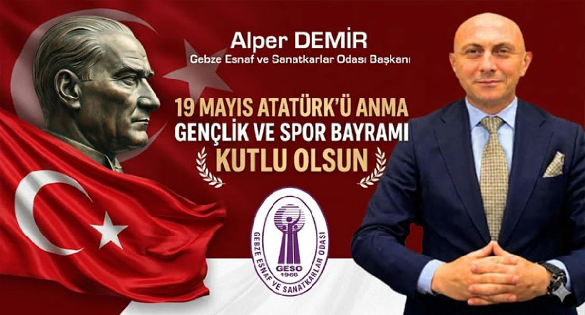 Gebze Esnaf ve Sanatk&acirc;rlar Odası Başkanı Alper Demir
