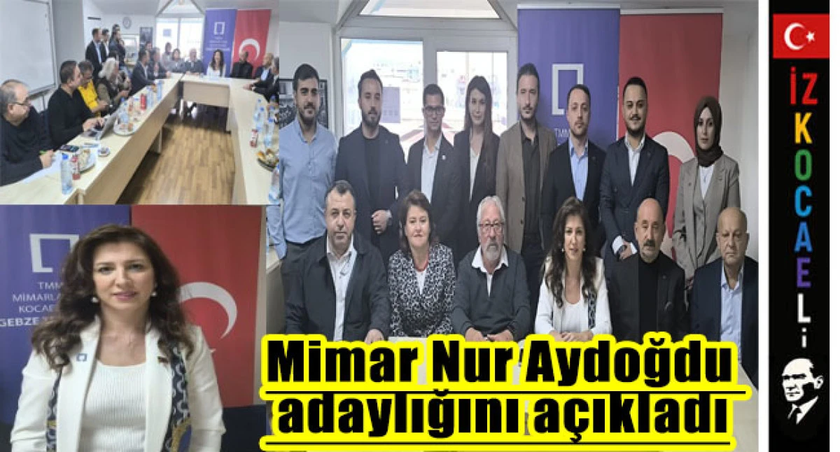 Gebze Mimarlar Odası’nda Tarihi Adaylık: Nur Aydoğdu İlk Kadın Başkan Adayı Oldu