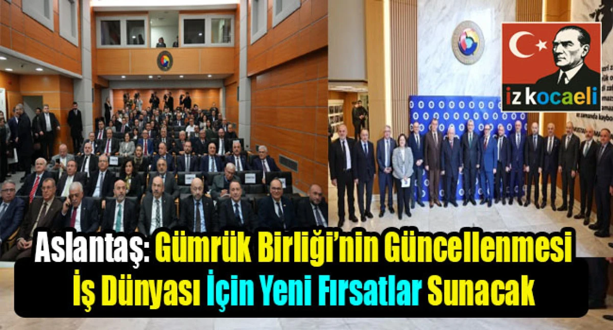 Gebze Ticaret Odası Başkanı Aslantaş, G&uuml;mr&uuml;k Birliği&rsquo;nin 30. Yılı Programında