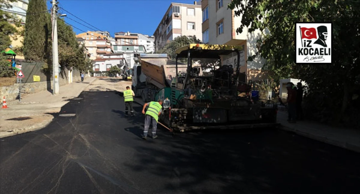 Gebze’de Asfalt Çalışmaları Sürüyor