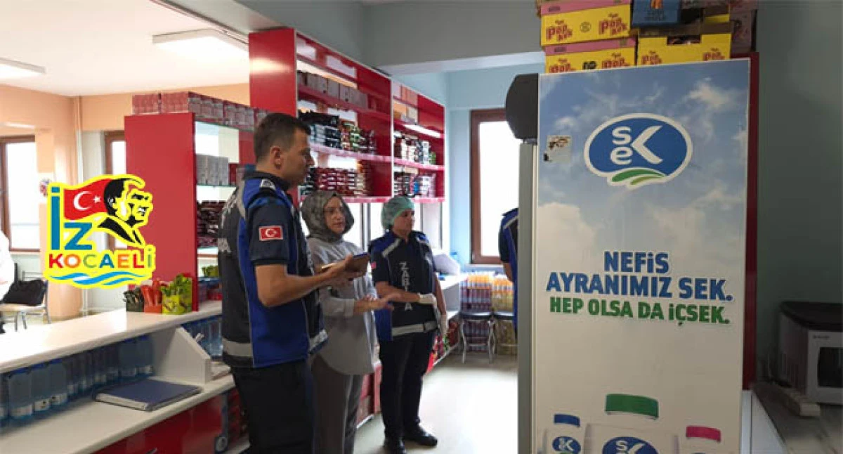 Gebze&rsquo;de Okul Kantinlerine Zabıta Denetimi