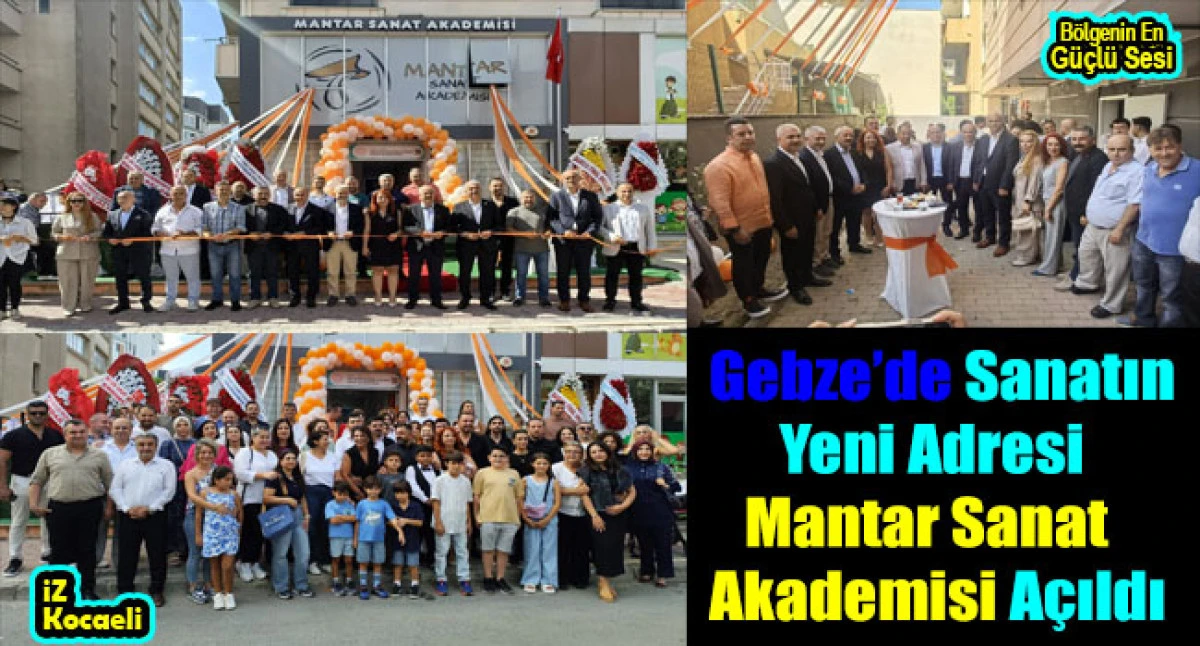 Gebze’de Sanatın Yeni Adresi: Mantar Sanat Akademisi Açıldı