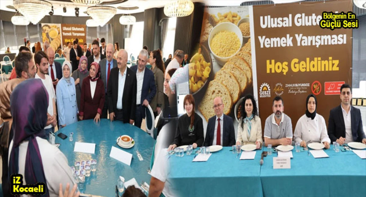 Gebze’de Ulusal Glütensiz Yemek Yarışması Düzenlendi
