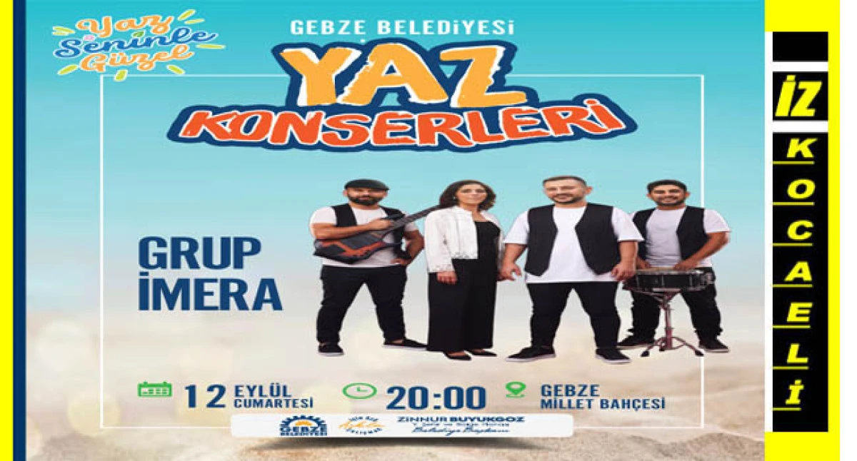Gebze&rsquo;de Yaza M&uuml;zik ve Eğlence Dolu Veda