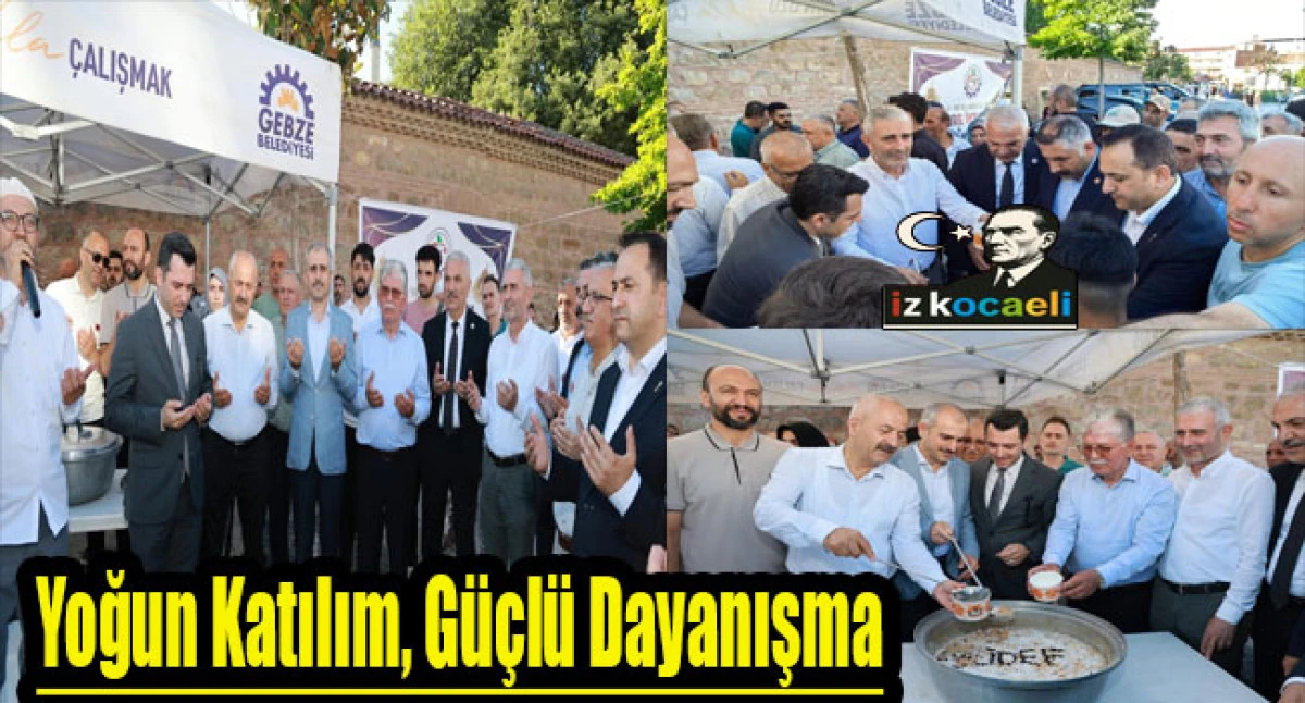 G&Uuml;DEF&rsquo;ten Muharrem Ayı Aşure İkramı Yoğun Katılım, G&uuml;&ccedil;l&uuml; Dayanışma