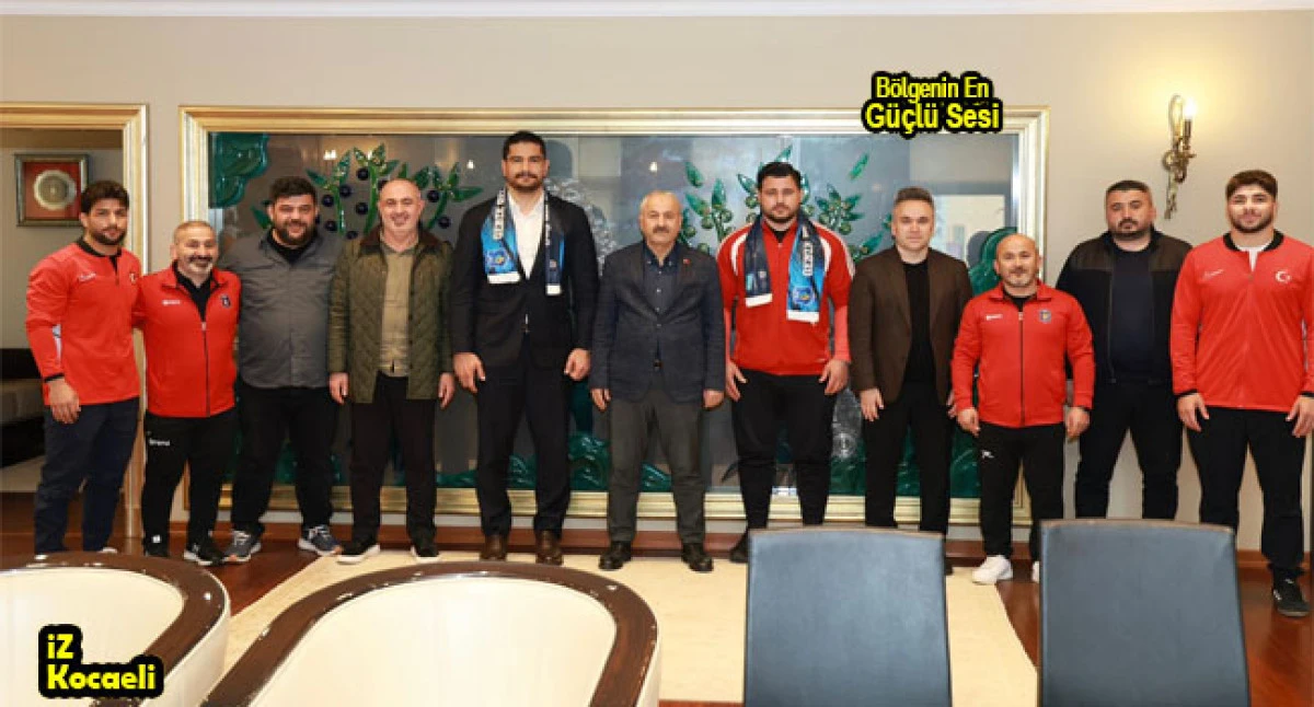 G&uuml;reş Camiasından Başkan B&uuml;y&uuml;kg&ouml;z&rsquo;e Ziyaret