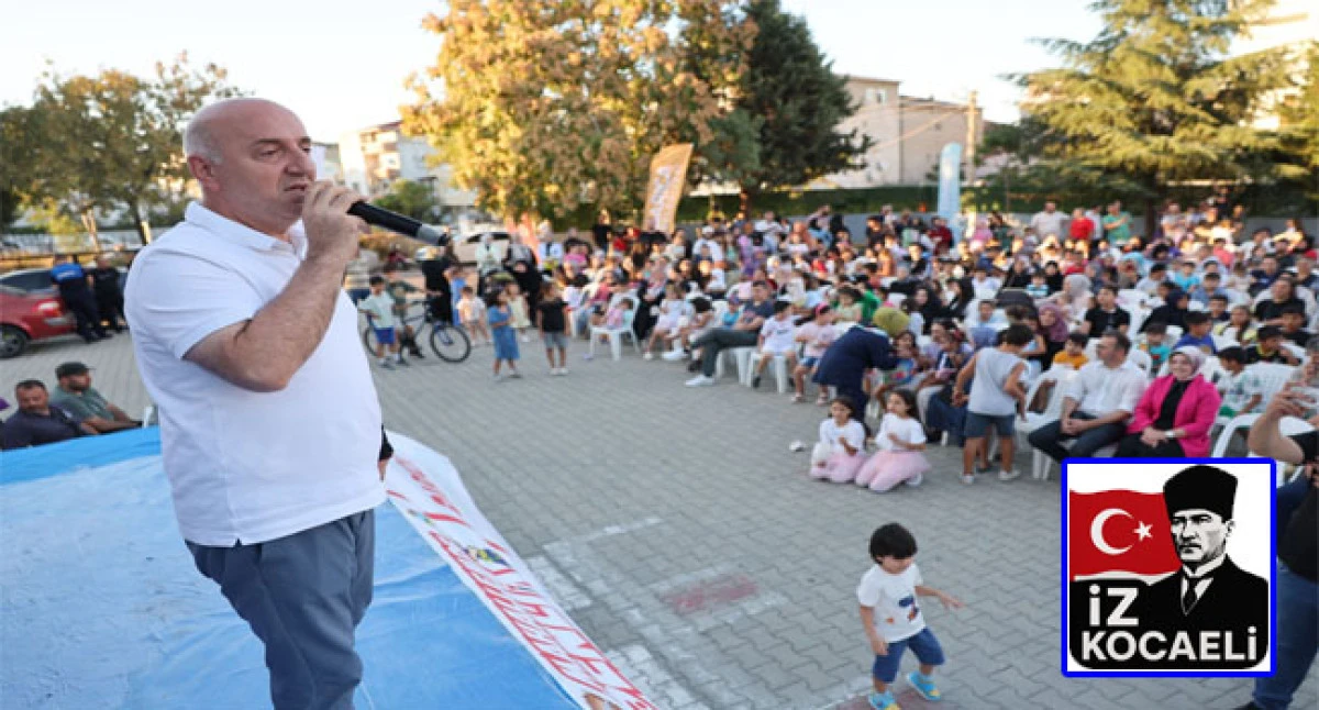 Her mahallede şenlik her çocukta mutluluk