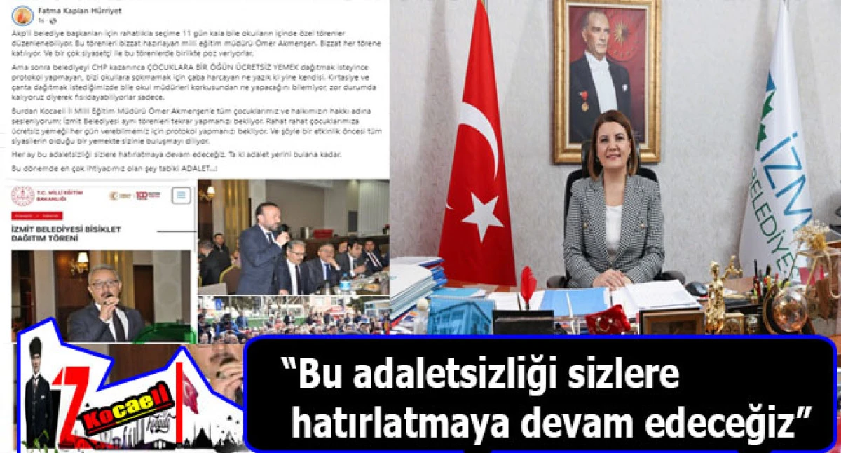 Hürriyet, İl Milli Eğitim Müdürü Ömer Akmanşen’e seslendi  “Bu adaletsizliği sizlere hatırlatmaya devam edeceğiz” 