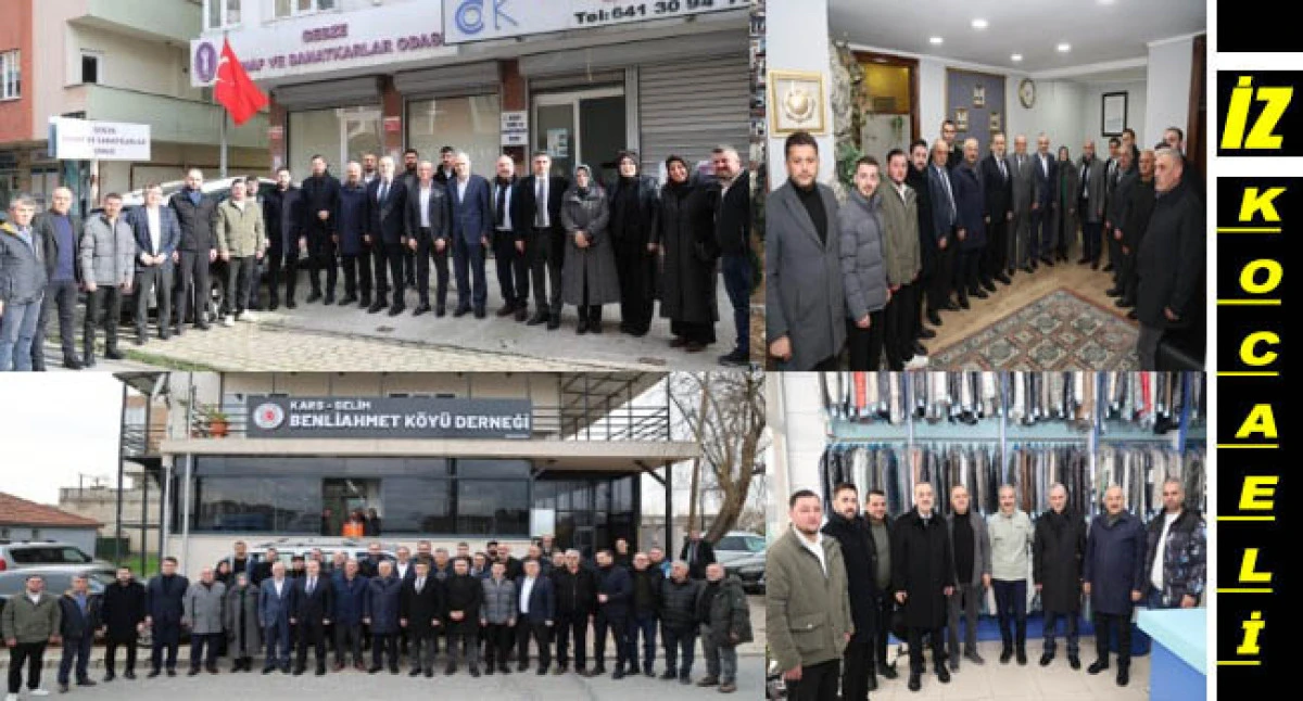 İL BAŞKANI TALUS İLE BAŞKAN KAYA GEBZE'Yİ ADIM ADIM DOLAŞTI