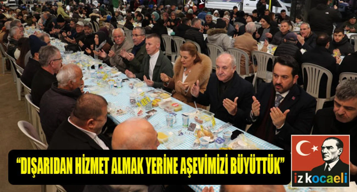 İzmit Belediyesi Ramazan sofrasını bu kez Doğu Kışla&rsquo;da kurdu