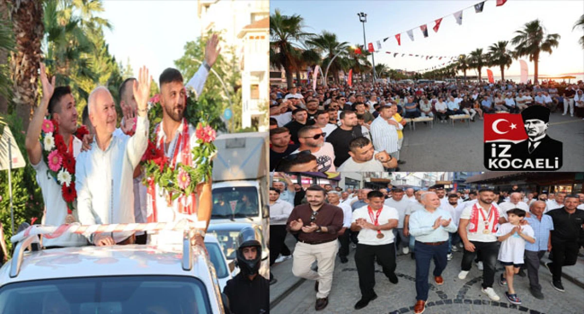 KARAM&Uuml;RSEL, KIRKPINAR KAHRAMANLARINI COŞKUYLA KARŞILADI 