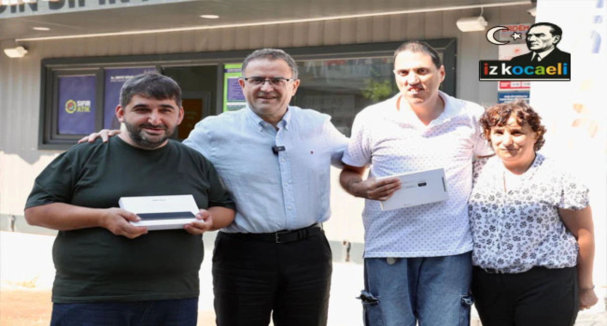 Kasım ve Uğur Veysel&rsquo;in &Ccedil;evre Duyarlılığı Tablet Kazandırdı