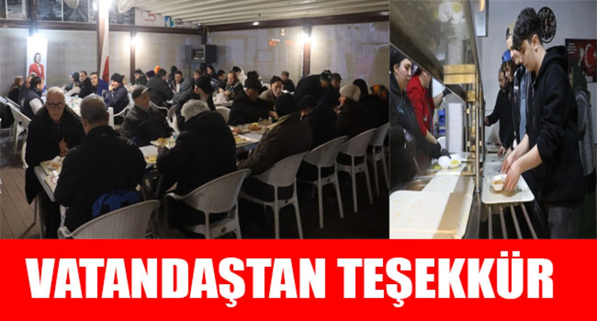 Kent Lokantalarında &uuml;cretsiz iftar hizmeti s&uuml;r&uuml;yor 