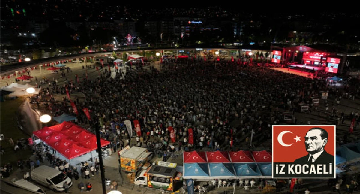 KOCAELİ, 15 TEMMUZ RUHUNU 10. YILINDA YAŞATTI