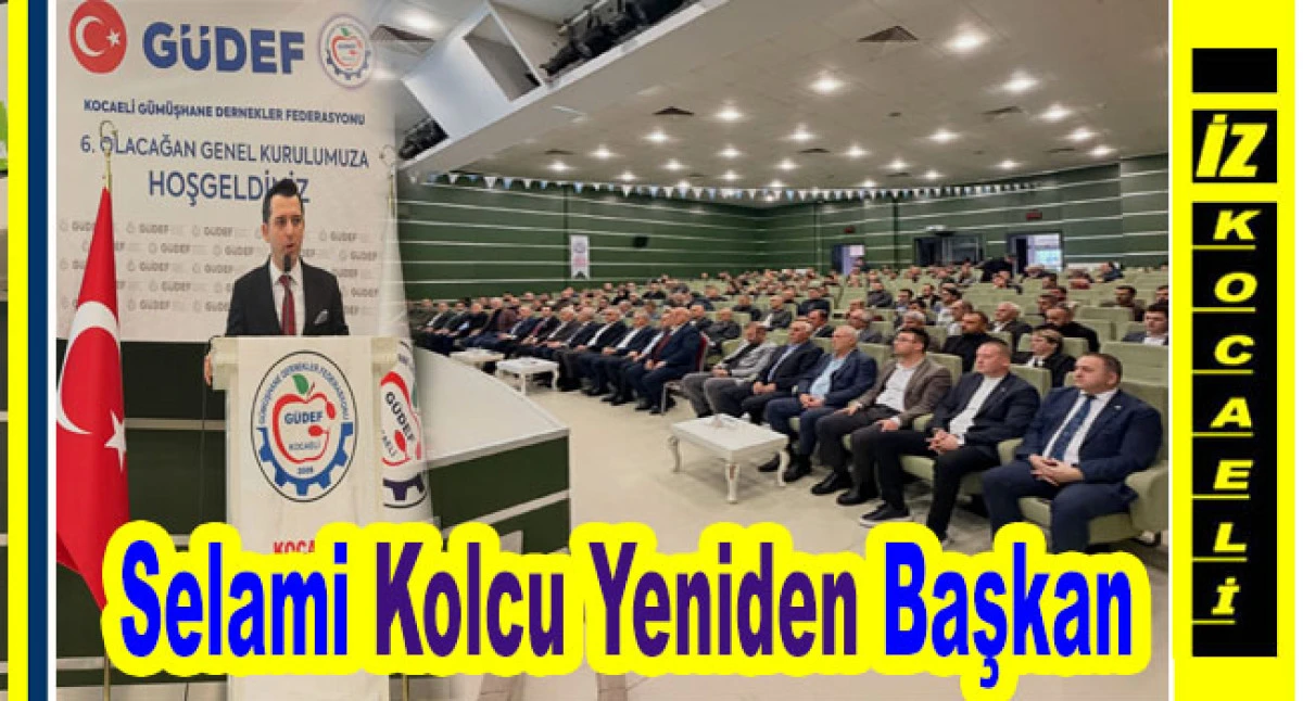 Kocaeli G&uuml;m&uuml;şhane Dernekler Federasyonu&rsquo;nda G&uuml;ven Tazelendi: Selami Kolcu Yeniden Başkan