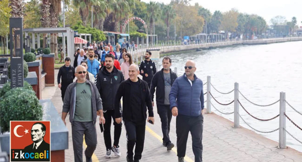 K&ouml;rfez&rsquo;de adımlar sağlık i&ccedil;in atıldı