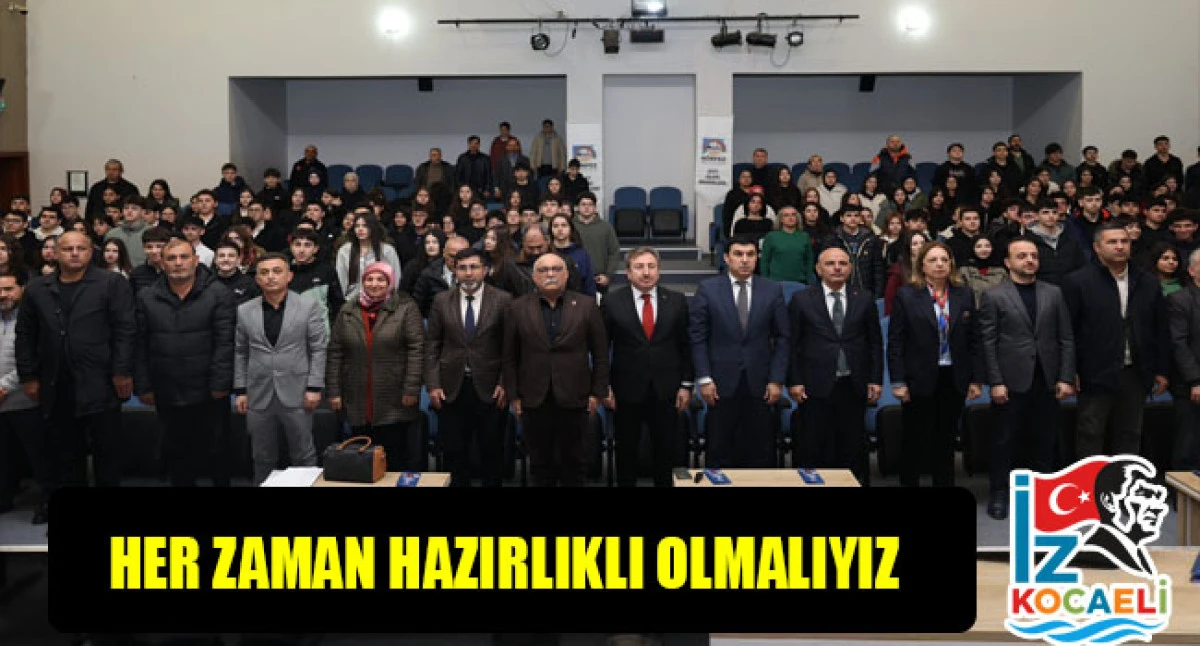 K&ouml;rfez&rsquo;de deprem farkındalığı semineri