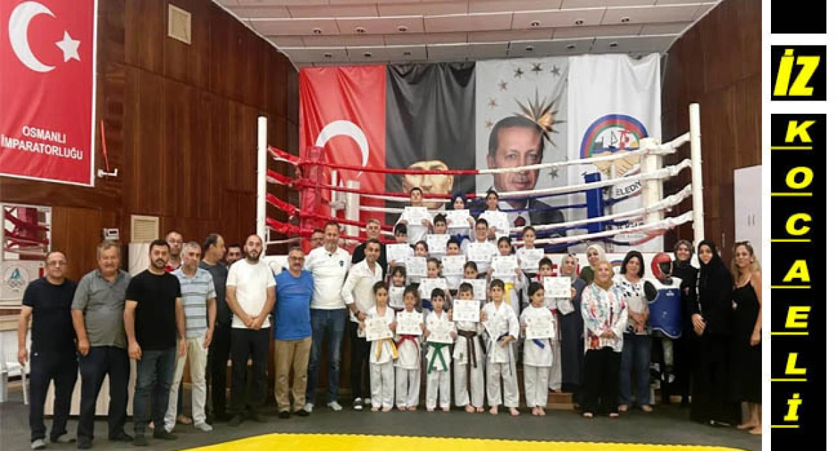 Körfez’de karate kuşak sınavı yapıldı