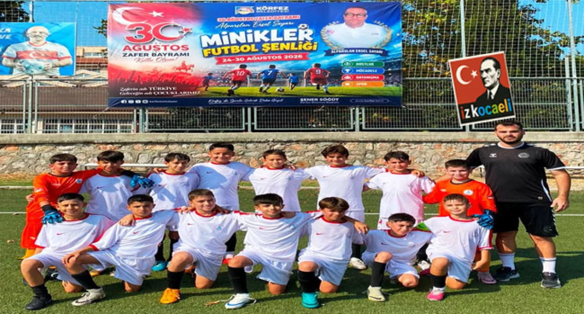 K&ouml;rfez&rsquo;de Minikler Futbol Şenliği