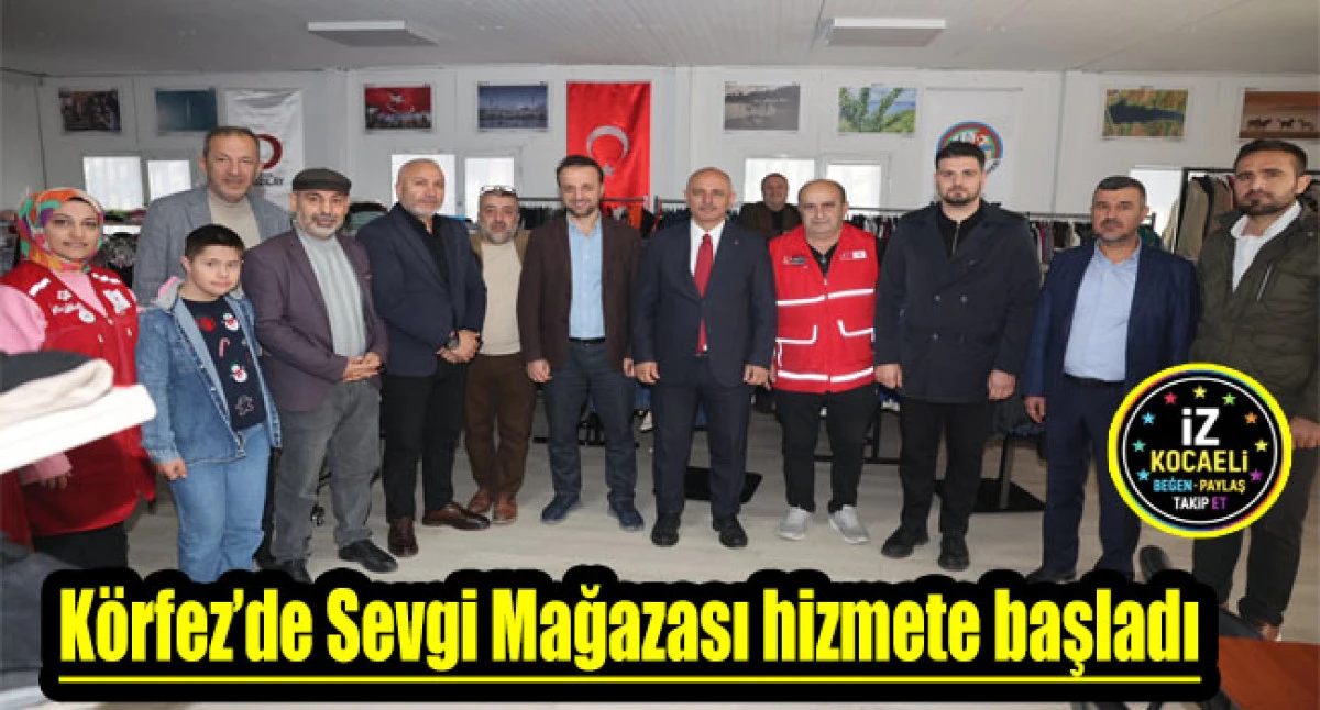 Körfez’de Sevgi Mağazası hizmete başladı