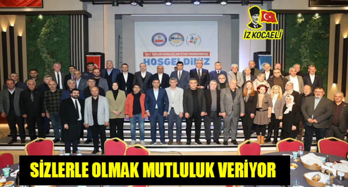 K&ouml;rfez&rsquo;de STK&rsquo;lar iftarda buluştu