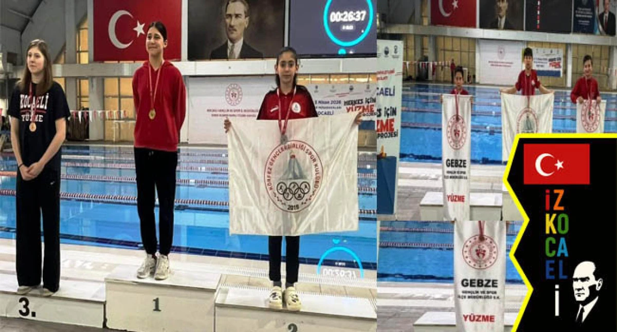 K&ouml;rfezli Zehra ve Poyraz TDT y&uuml;zme b&ouml;lge yarışlarında birinci oldular